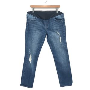 Kut from the Kloth Maternity Jeans Cute Distressed Pull On Size 8